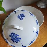 Vegetable soup tureen in earthenware from St Amand
