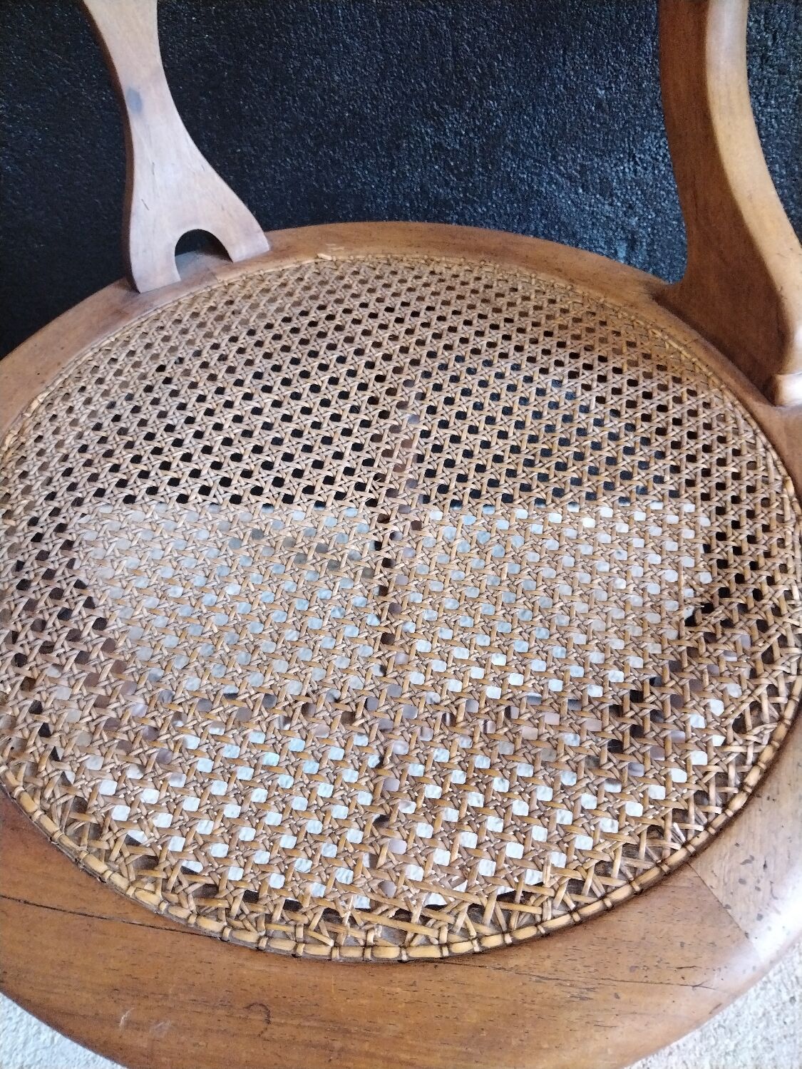 Duverneuil Louis Philippe swivel chair on balls