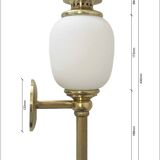 Set of two Sciolari wall lights.