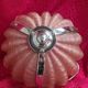 pink shell chandelier art deco 1930 thick molded glass unsigned superb 35x20 5kg approximately