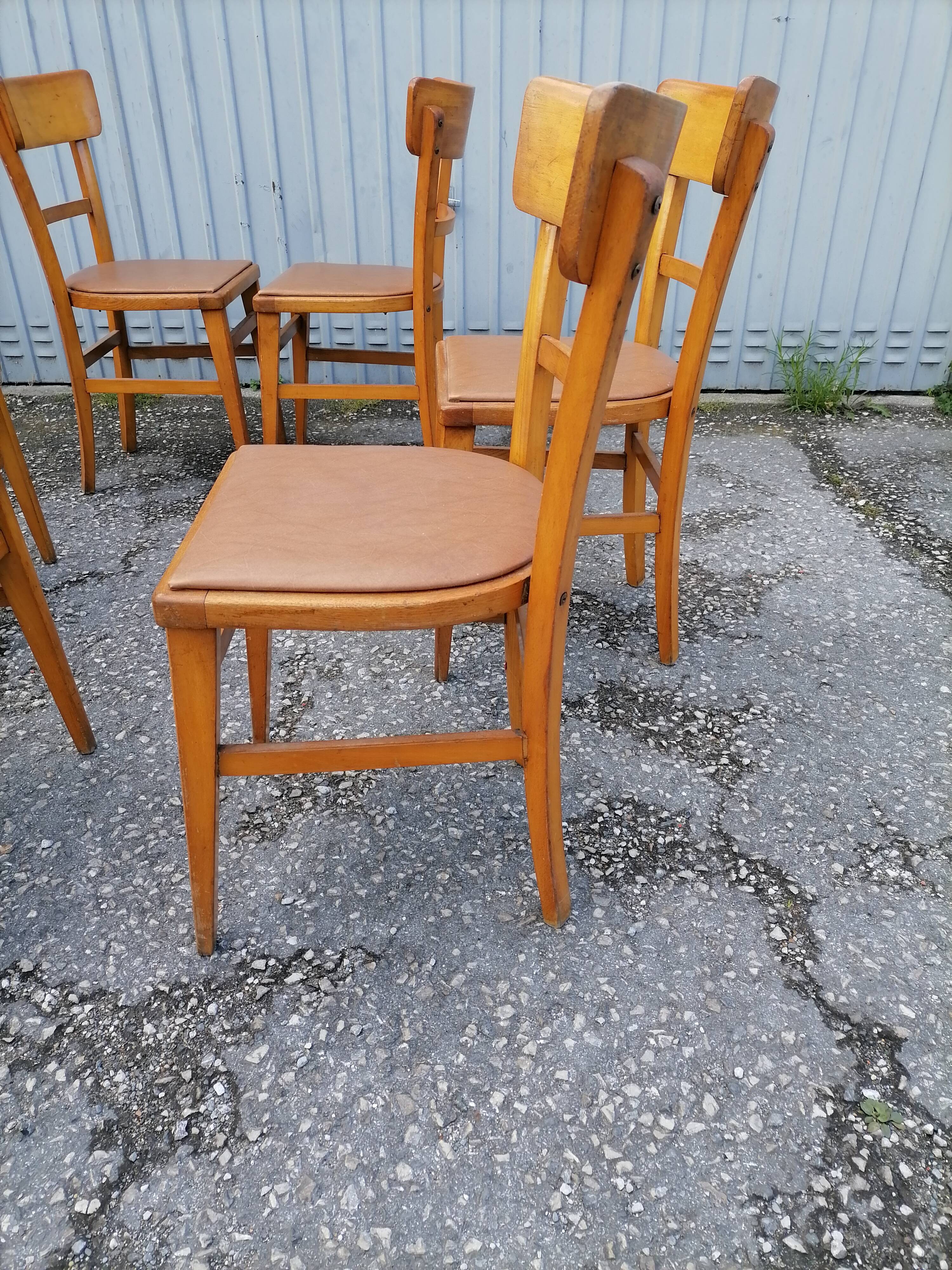 6 bistro bar chairs