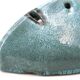 Masque Accolay en céramique bleue turquoise, années 60