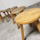Mid-century wooden tripod stool