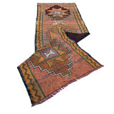 Vintage kurdish herki runner  290 x 95 cm