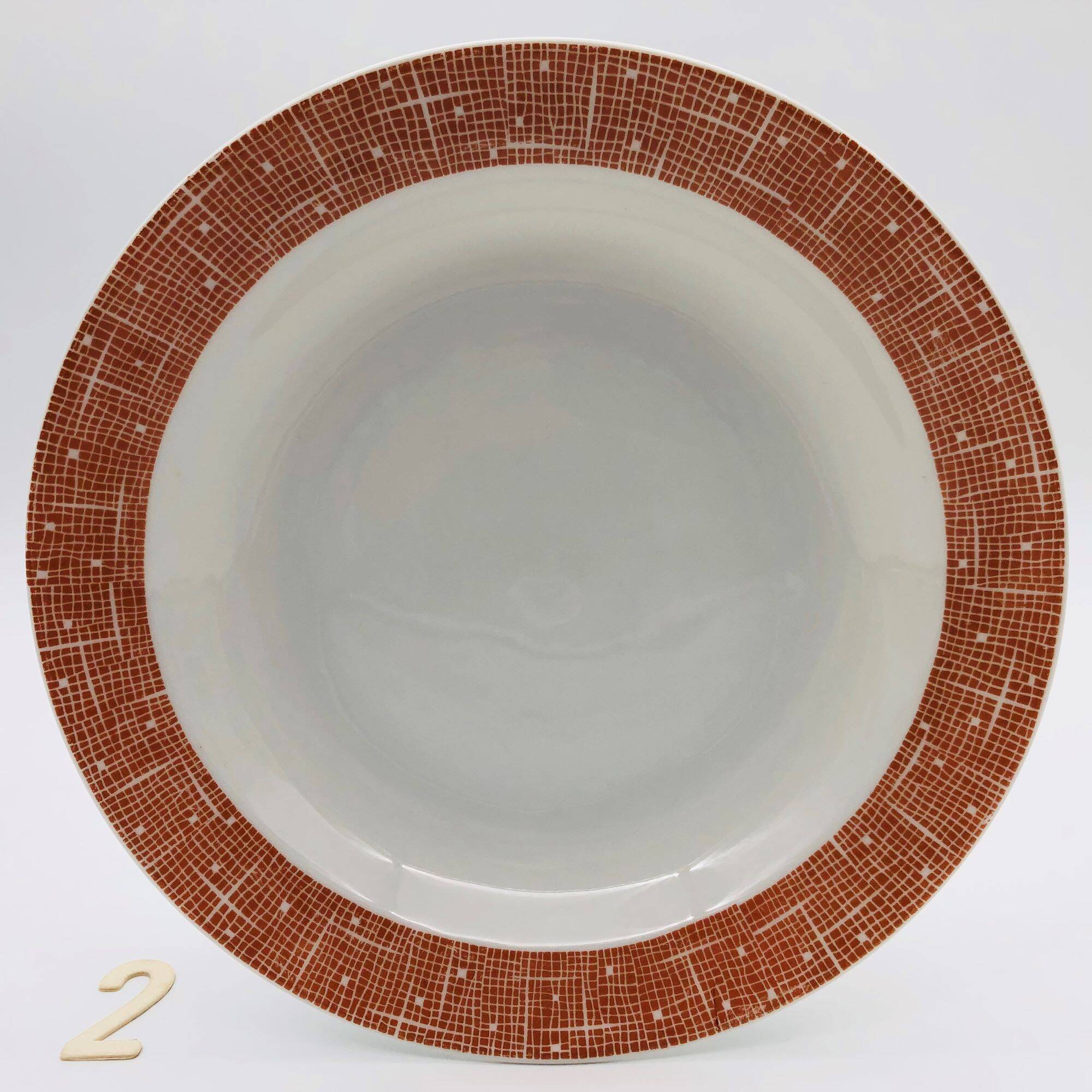 6 Porcelain Deep Plates “Winterling, Roslau - Bavaria”