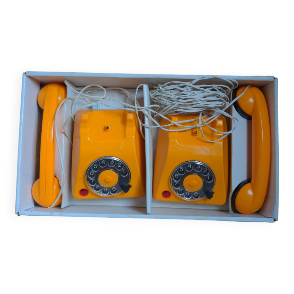Jouet Ancien Téléphone Pour Enfants DUET-2 URSS - Années 1990, Fonctionnel, Neuf, Rare