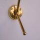 Vintage "Diabolo" wall apply in black metal and brass