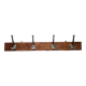 Portemanteau mural, 4 patères en fonte d'aluminium