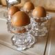 6 Reims glass candle holders