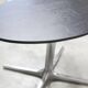 Roche Bobois oval table 1970 smoked glass chrome legs 152x117 cm