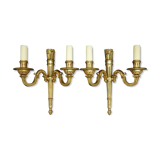 Paire d'appliques au carquois style Louis XVI Petitot France