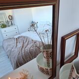 Vintage wooden mirror
