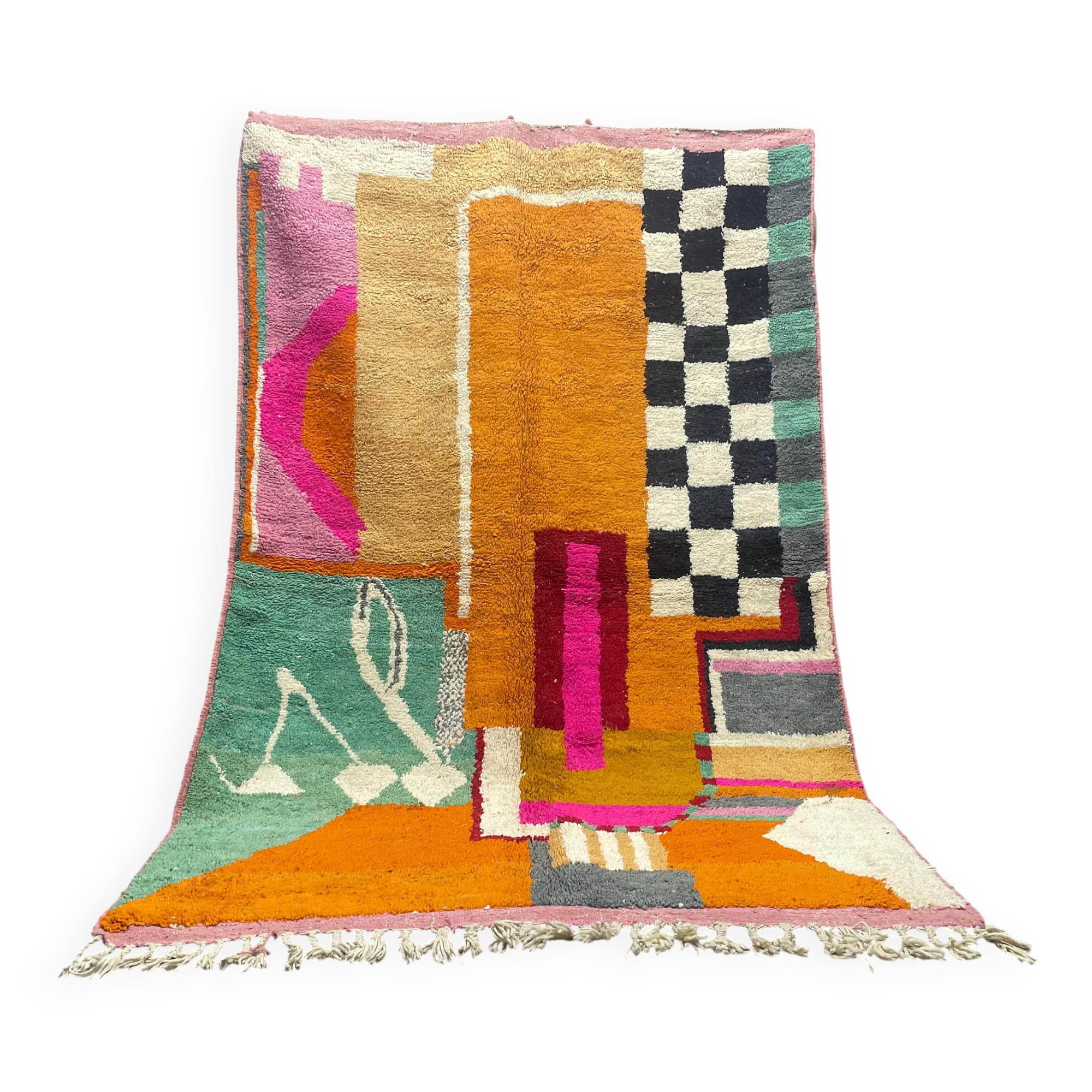 Berber carpet in pure wool 2.5 x 1.5 m