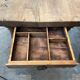 Early 20th century oak farmhouse table