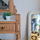 Bathroom cabinet with marble top in Henri II style