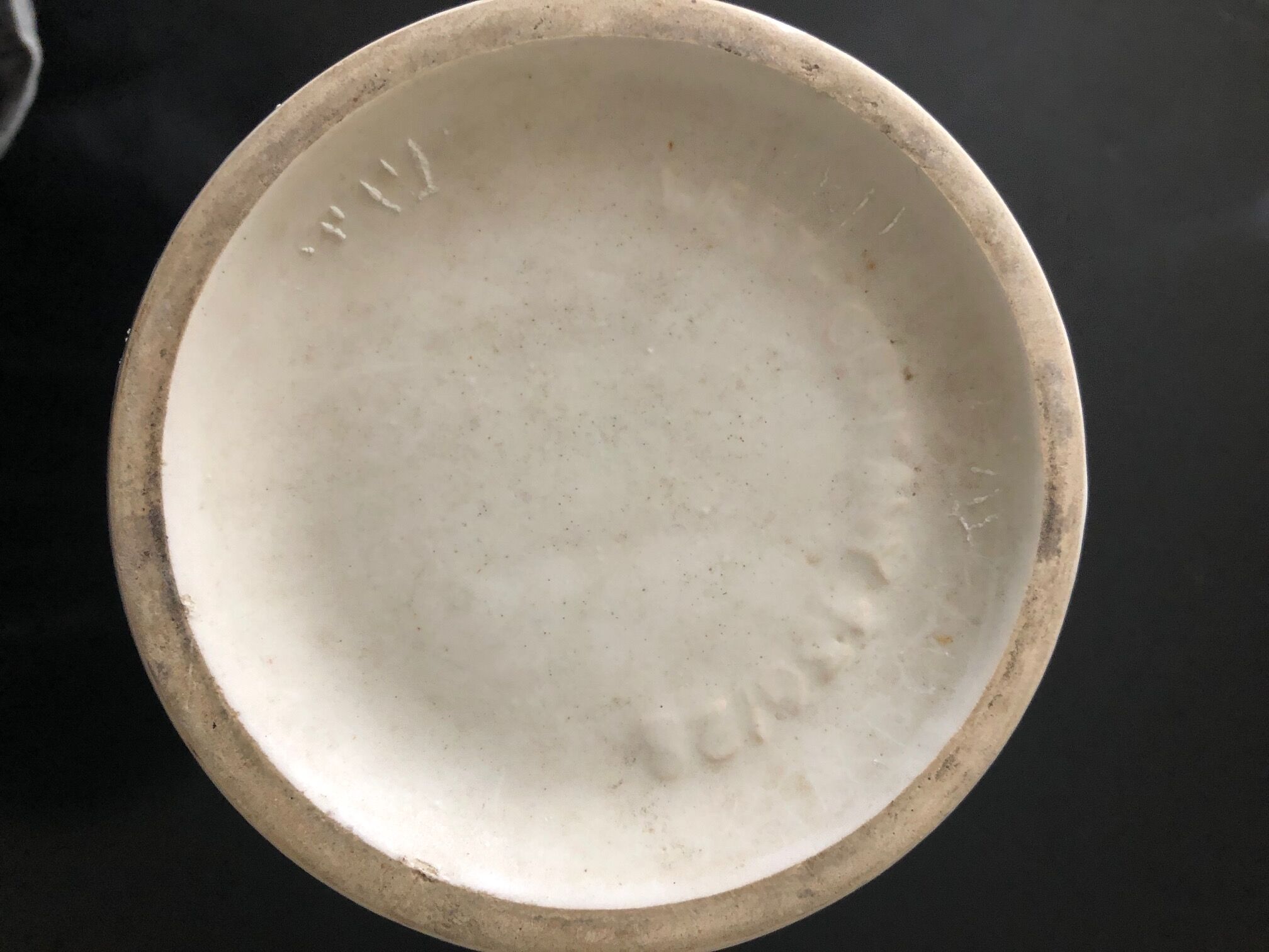 Vase à décor floral des années 50