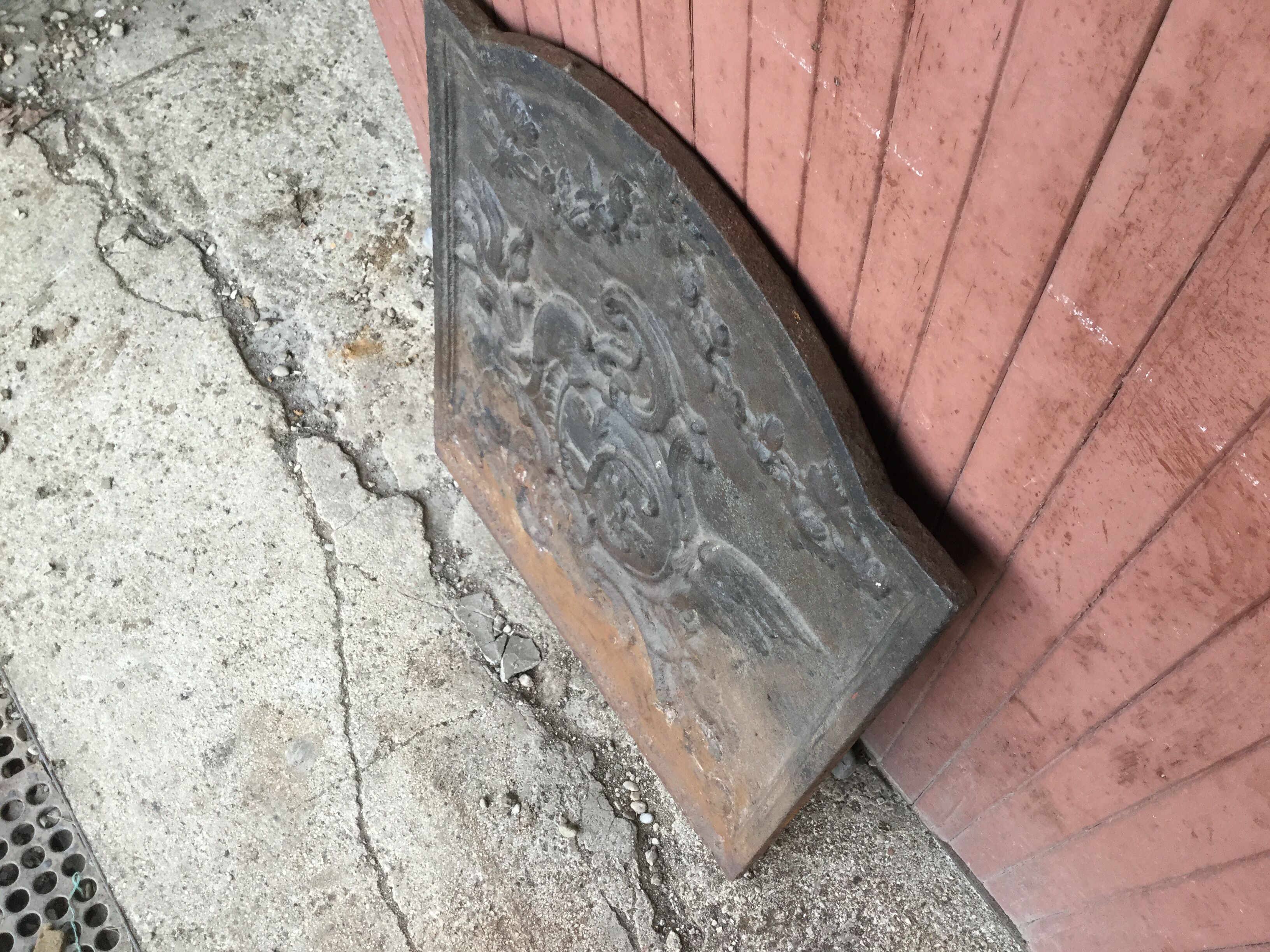 Chimney plate