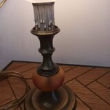 Art Deco brass lamp