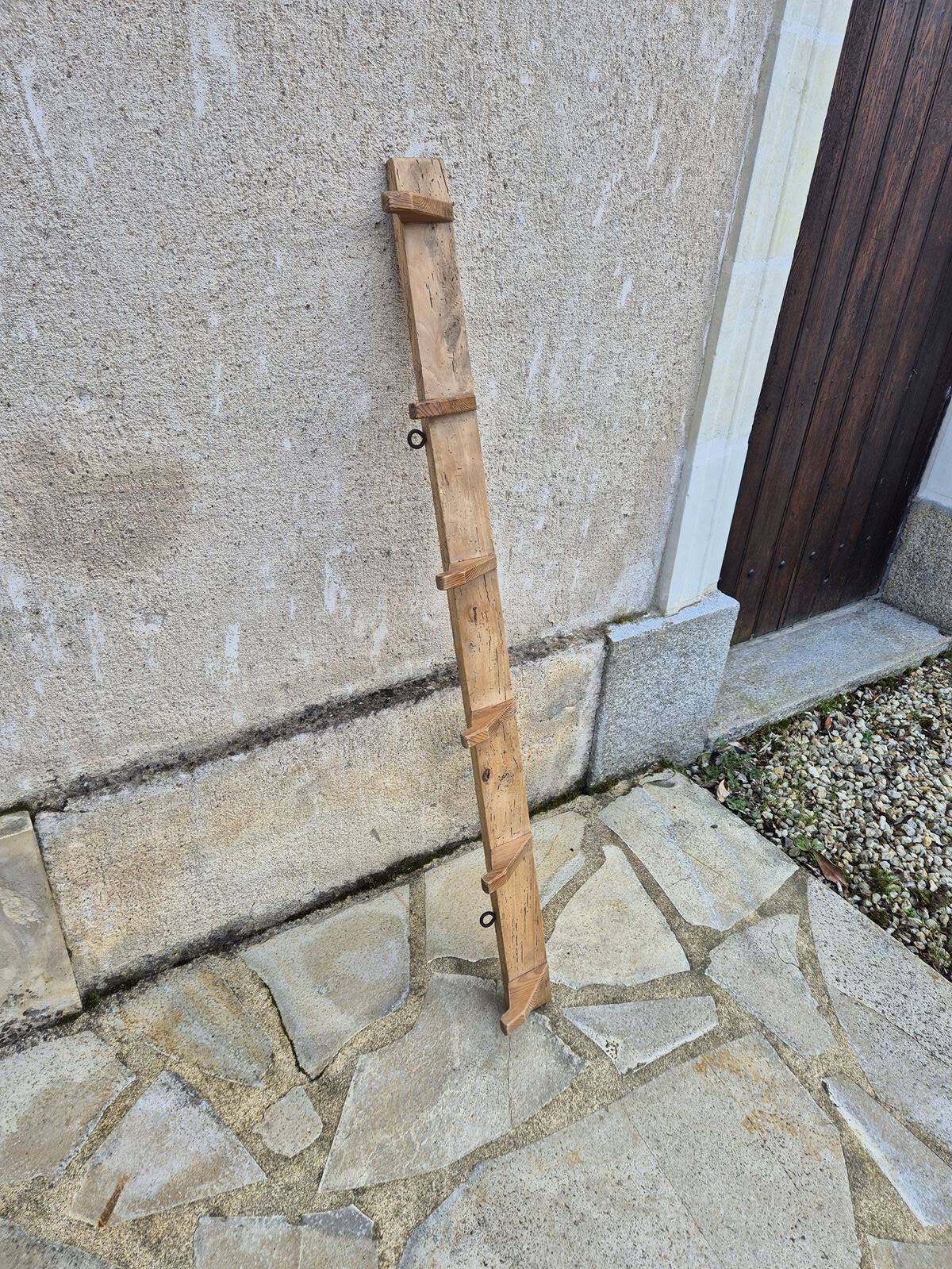 Old wall coat rack