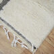 Tapis berbère blanc 255 x 152 cm