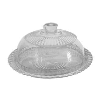 Glass bell with Luminarc tray