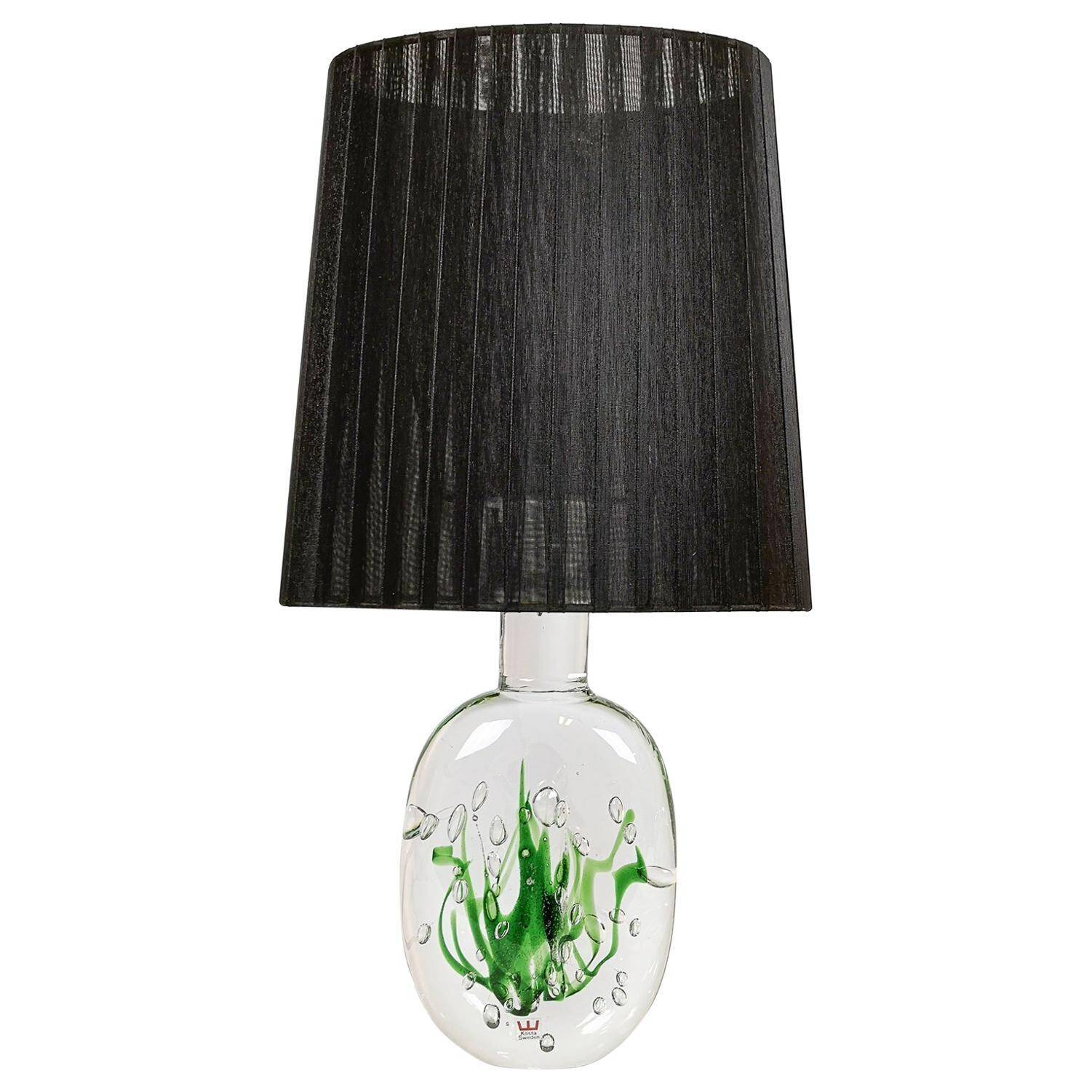 Mid-century table lamp "Seaweed" Kosta Vicke Lindstrand, 1950s, Sweden
