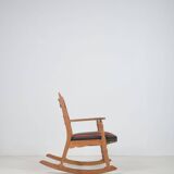 Danish rocking chair by Henning Kjærnulff for EG Kvalitetsmobel, 1960s