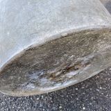 Planter basin in vintage zinc