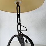 Brutalist 1950s "chain" table lamp
