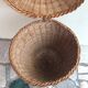 Vintage rattan workbench on stand