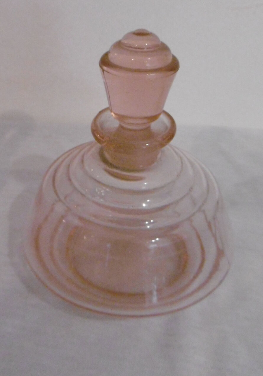 Paire de flacons art deco en verre