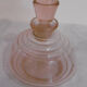Paire de flacons art deco en verre