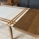 Oak table with extensions