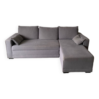 Convertible sofa with chaise longue