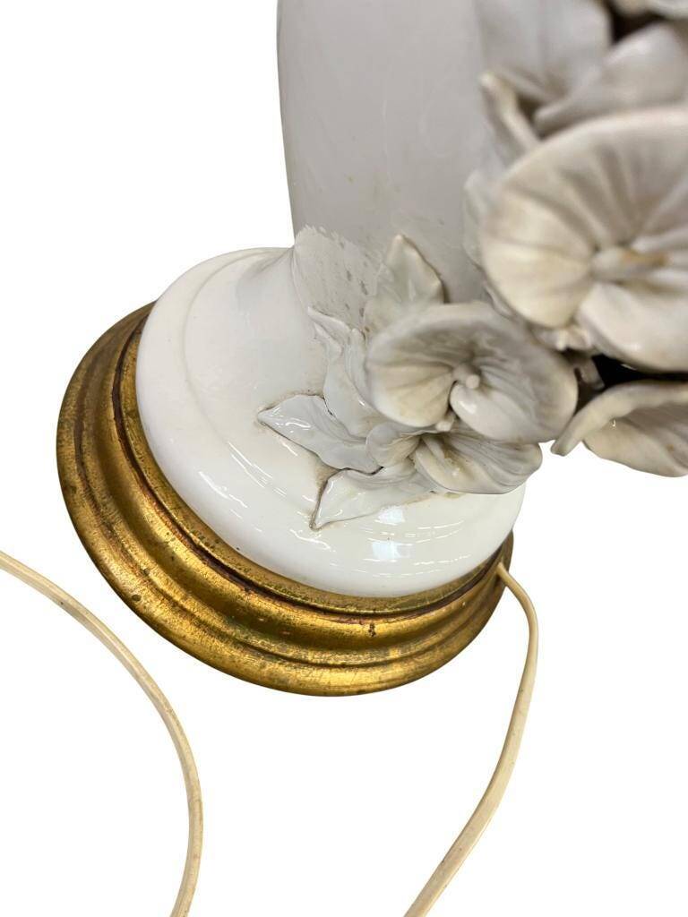 Vintage tall ceramic table lamp / floor lamp Ceramica Bondia