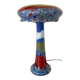 XL glass mushroom lamp
