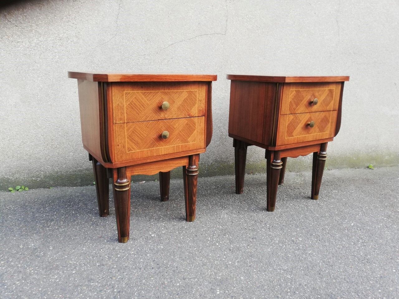 Pair of Art Deco bedside tables