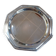 Silver-plated metal coaster by Christofle, Villars model.