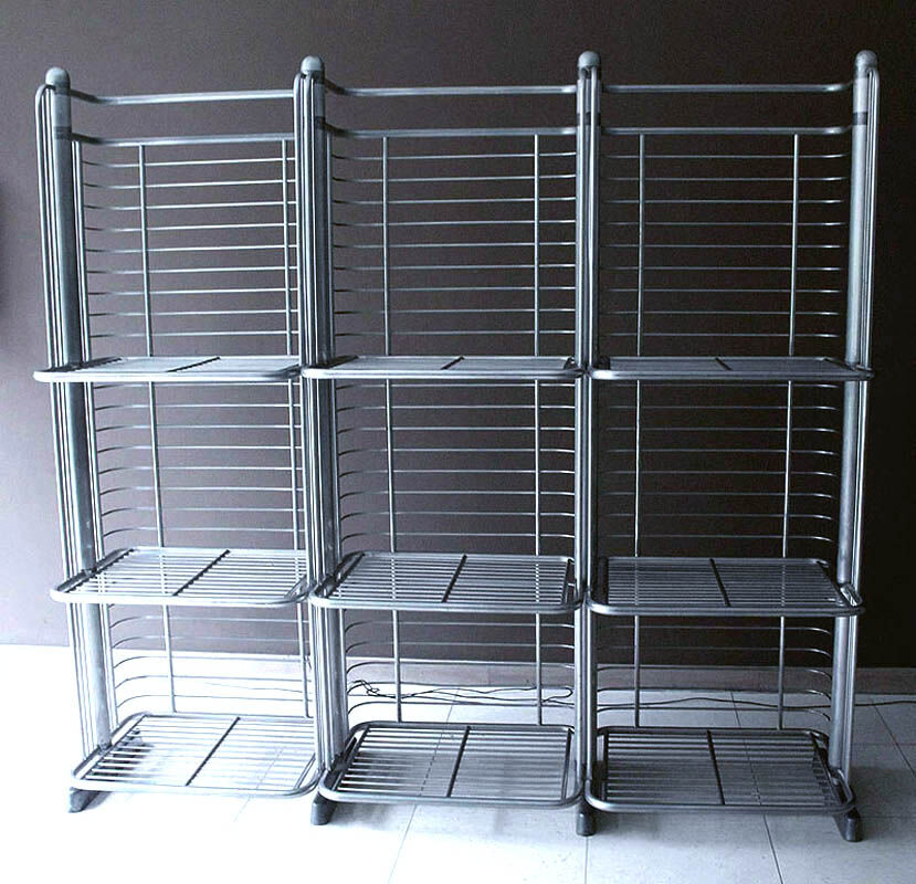 Industrial art deco vintage shelf, 40s