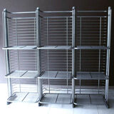 Industrial art deco vintage shelf, 40s