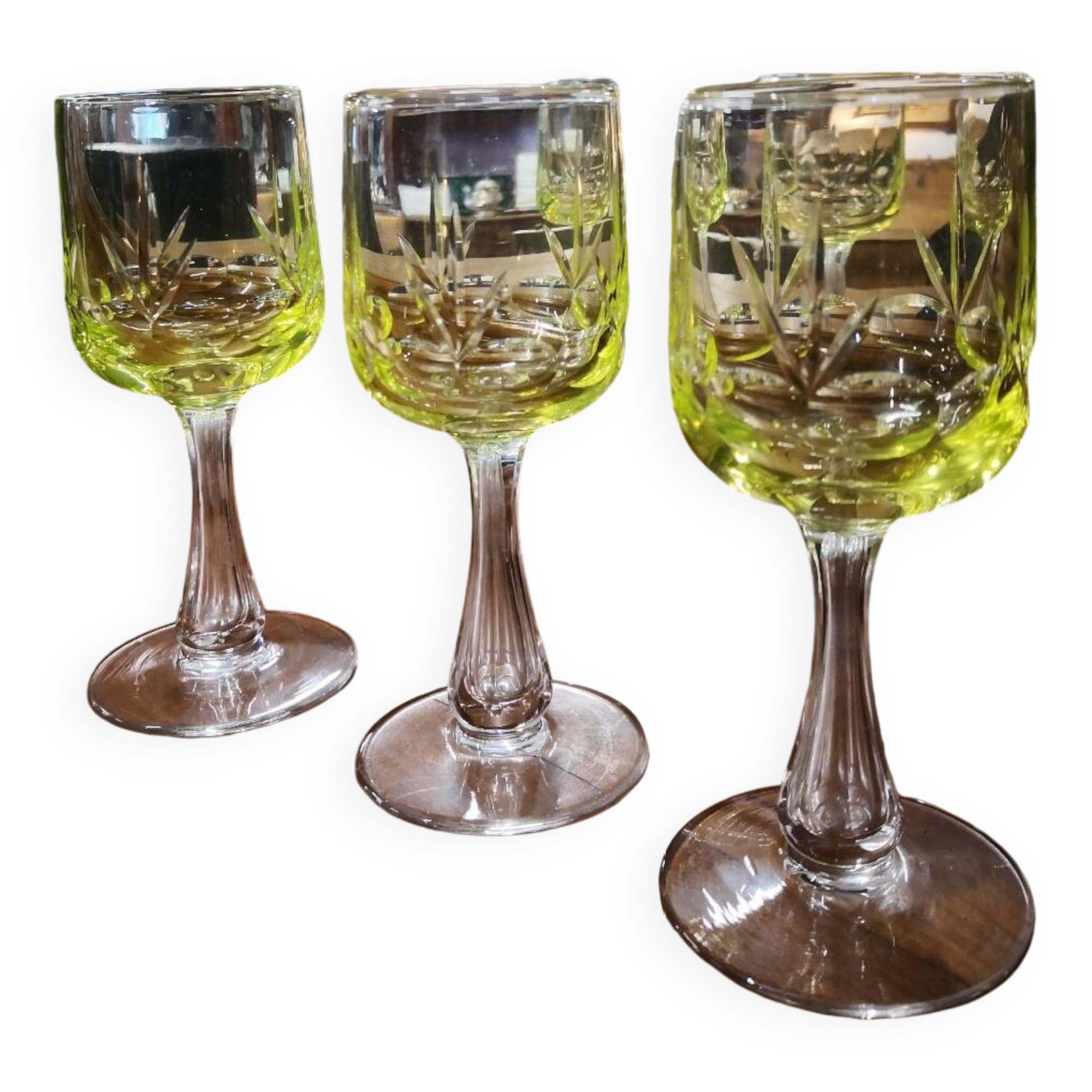 Set of 3 uraline glasses
