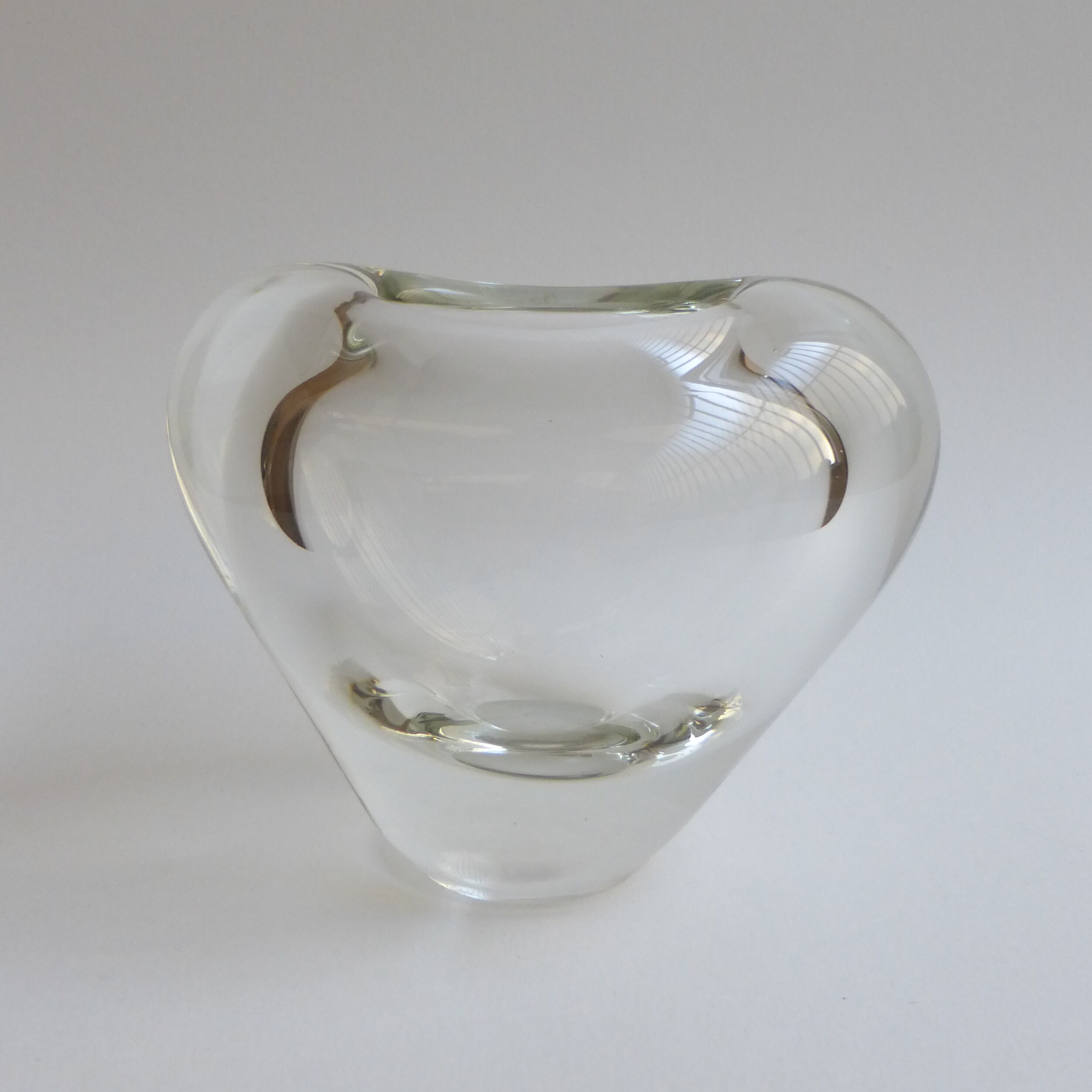 Vase Menuet blown glass Holmegaard 1950