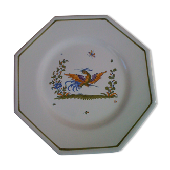 Moustiers Bondil octagonal plate