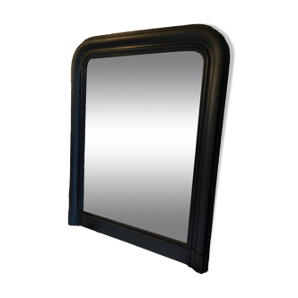 Louis Philippe mirror, restyled matte black