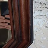 Antique octagonal mirror
