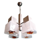 Mazzega cubic chandelier, Space Age style, 70s