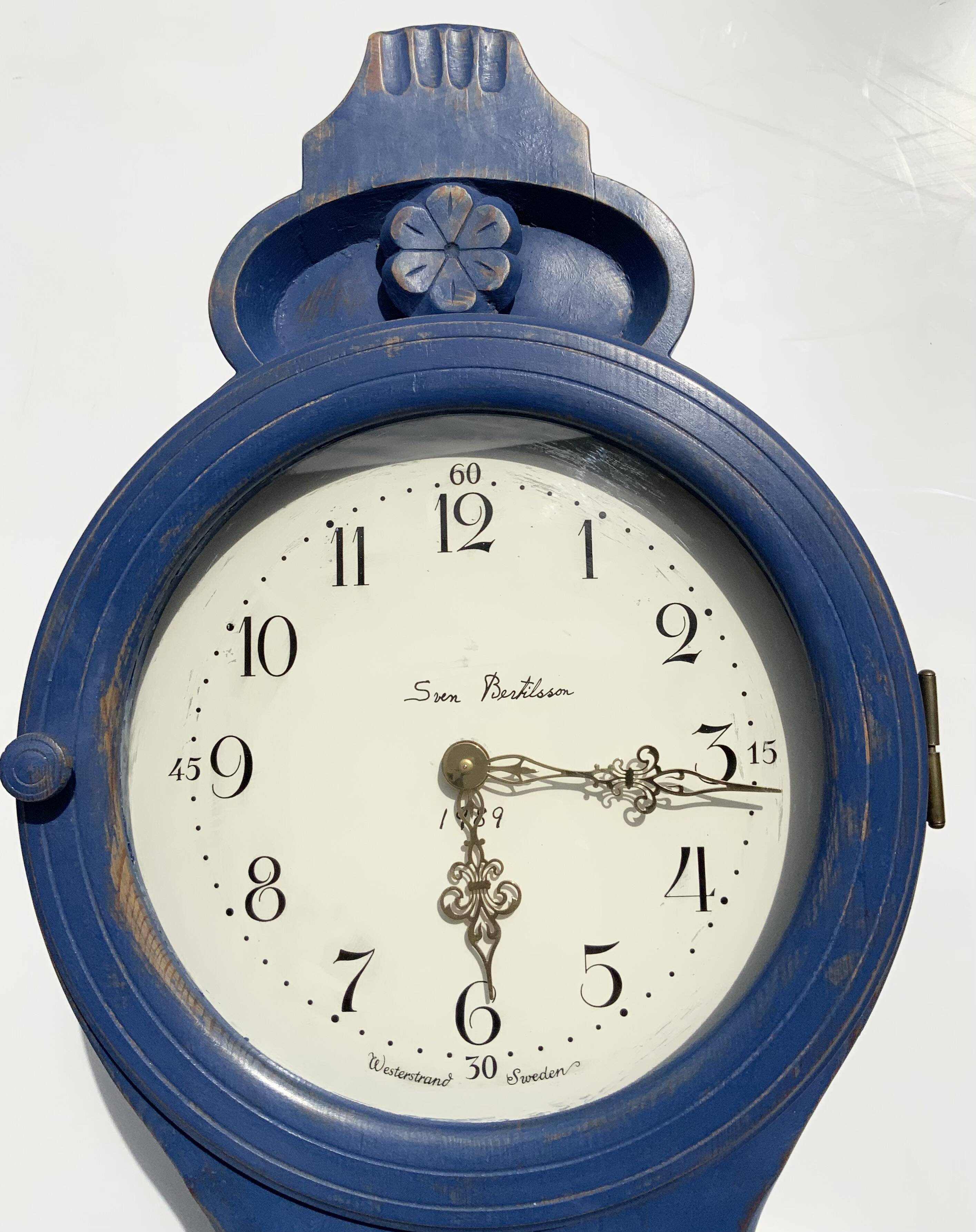 Vintage Mora Clock, 8 day Regulatotor Clock with Westerstrand by Sven Bertilsson