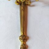 Pair of bronze wall sconces in Louis XVI style