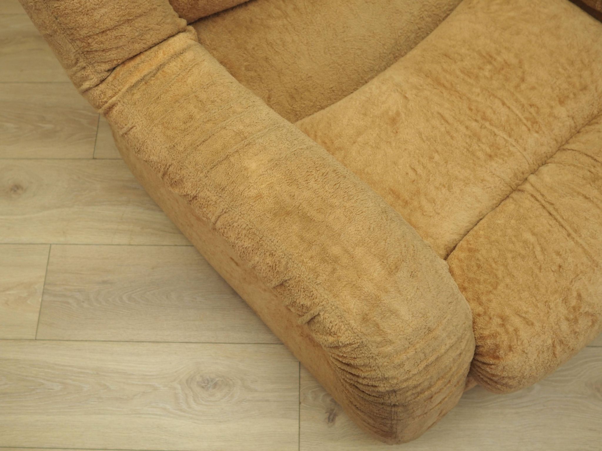 Beige armchair, Italian design, 1960s, production: Italy