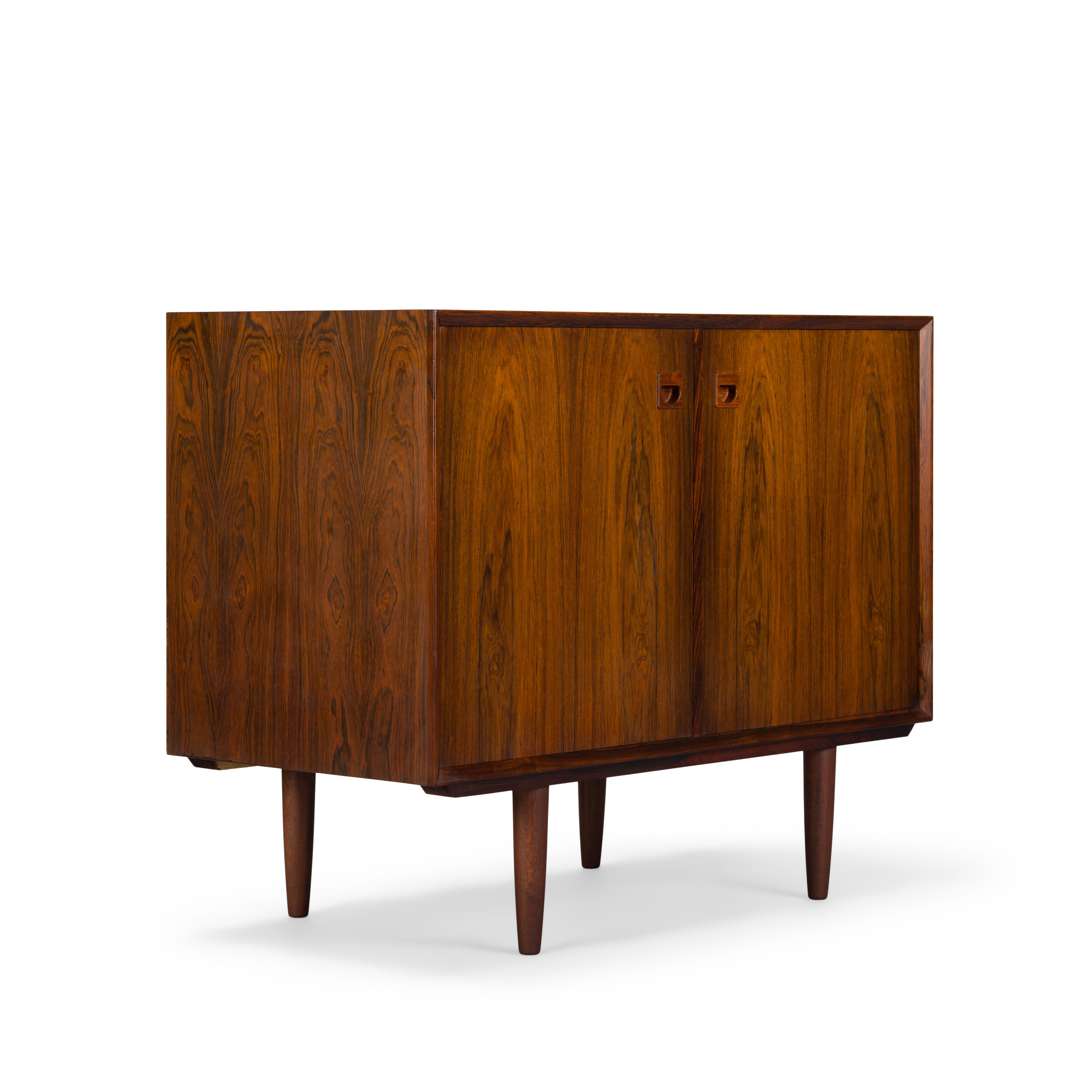 Small Danish rosewood sideboard by E. Brouer for Brouer Møbelfabrik, 1960s